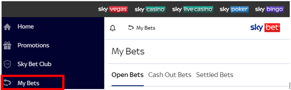 Finding My Open & Settled Bets